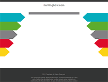 Tablet Screenshot of huntingbow.com